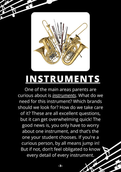 The Parent's Guide to Beginning Band & Orchestra
